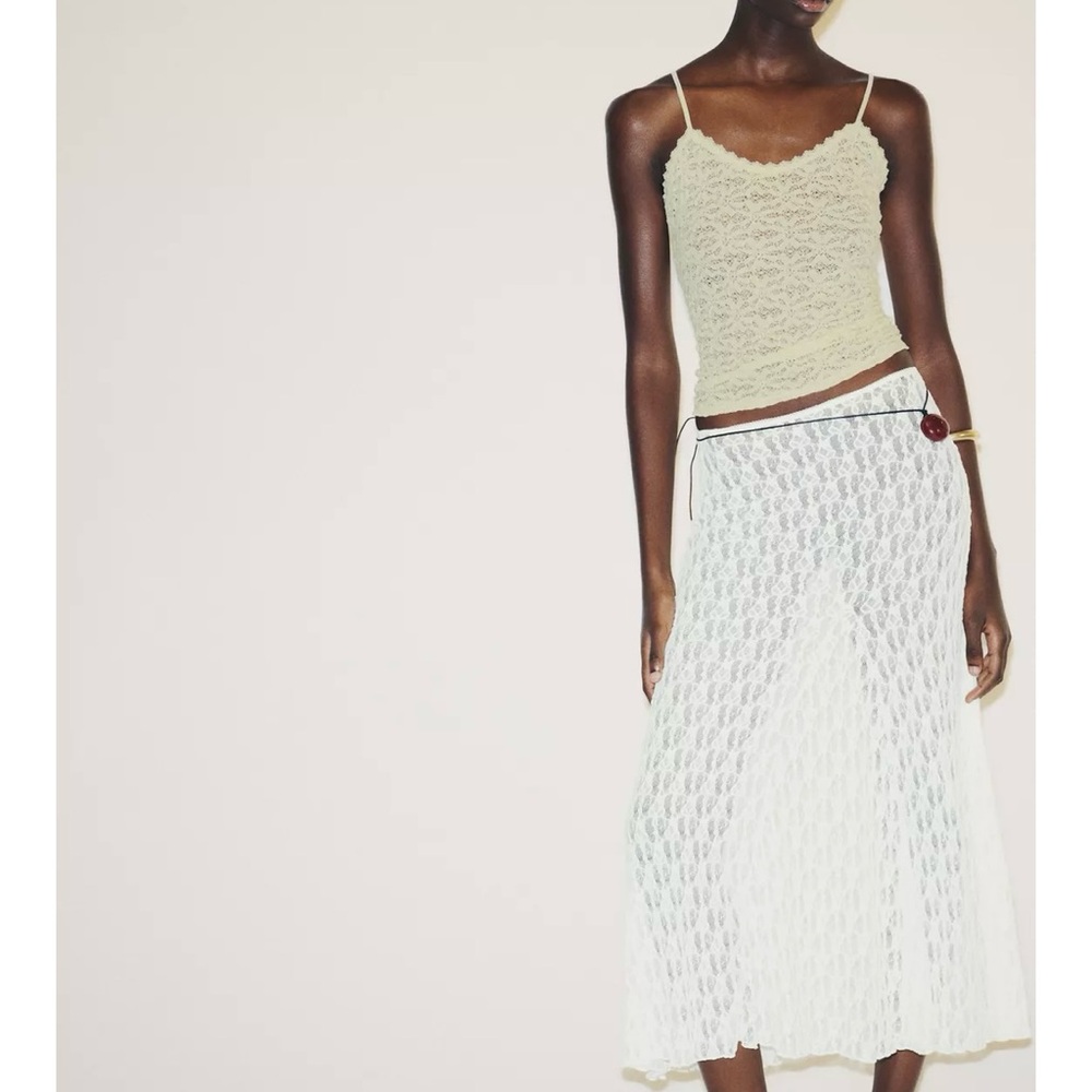 NWT ZARA LACE CAMISOLE